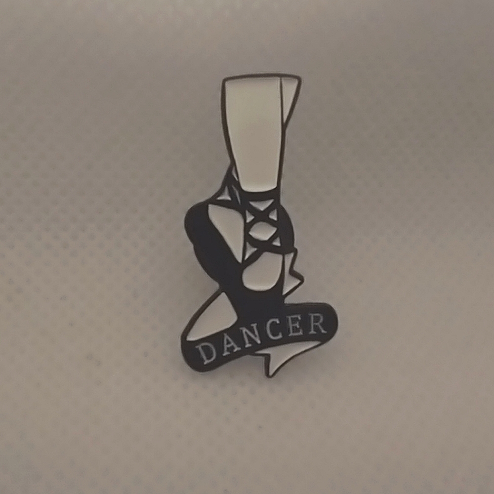 🧁 3/$30 Dancer Ballet Shoes Enamel Pin NEW